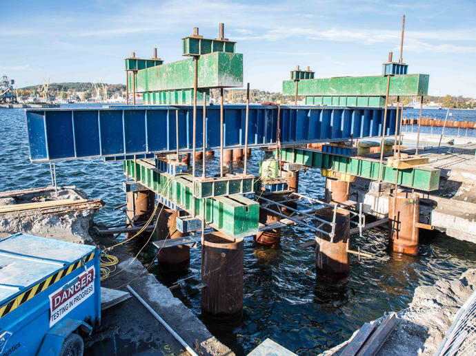Load tests - ferry terminal 