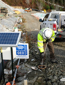 GEO-Instruments installing shape accel array