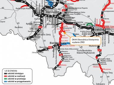 Obwodnica Oświęcimia DK44 - monitoring geotechniczny oraz tachimetryczny 