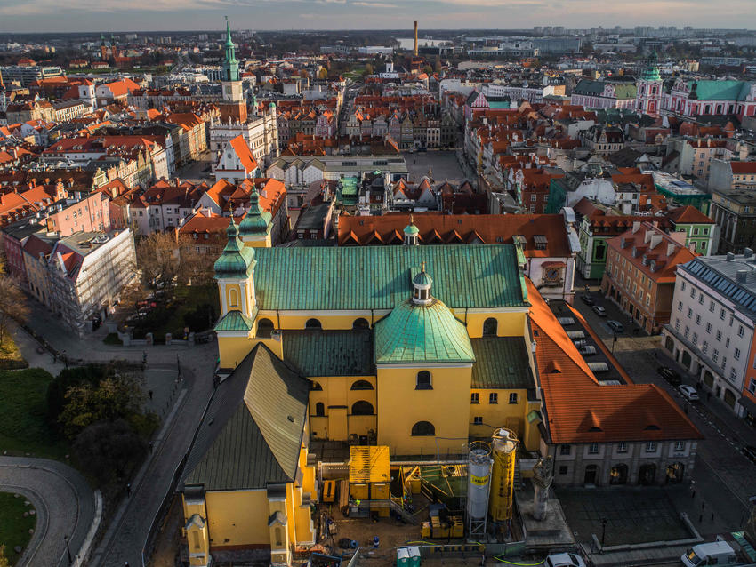 Monitoring osiadań Kościół w Poznaniu